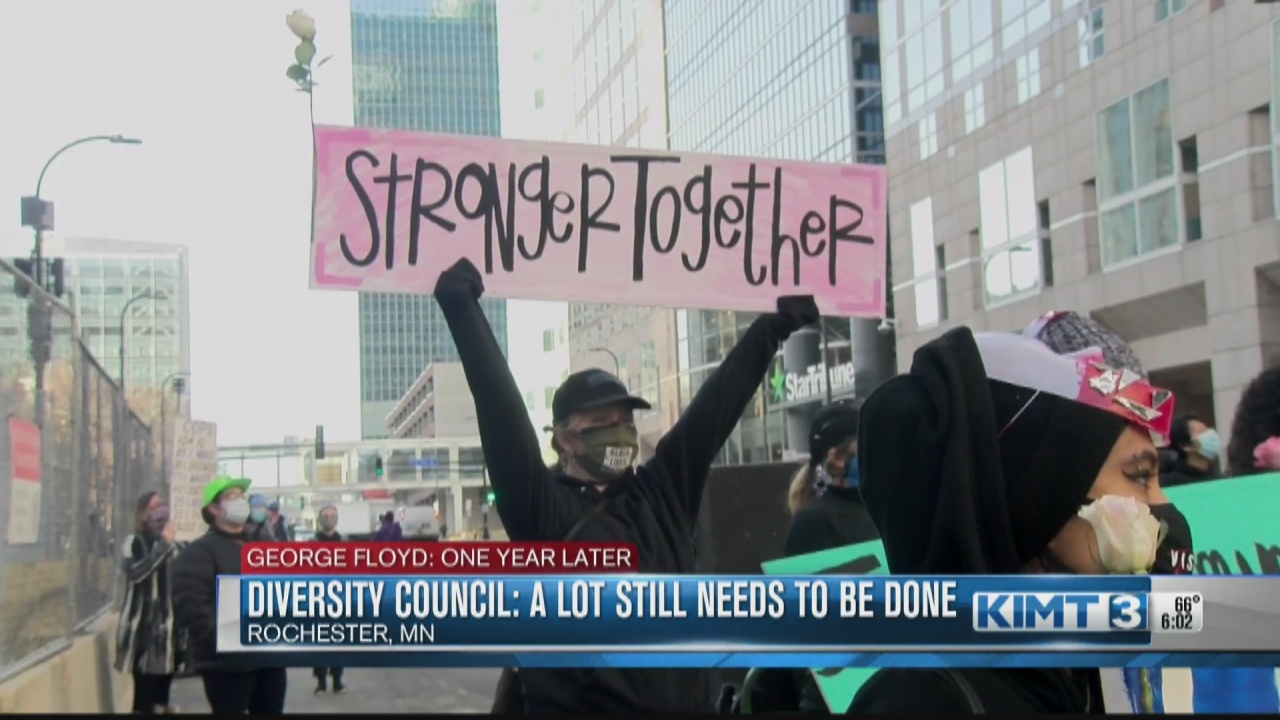 Rochester's Diversity Council is weighing in one year after the death of George Floyd - Vimarsana News