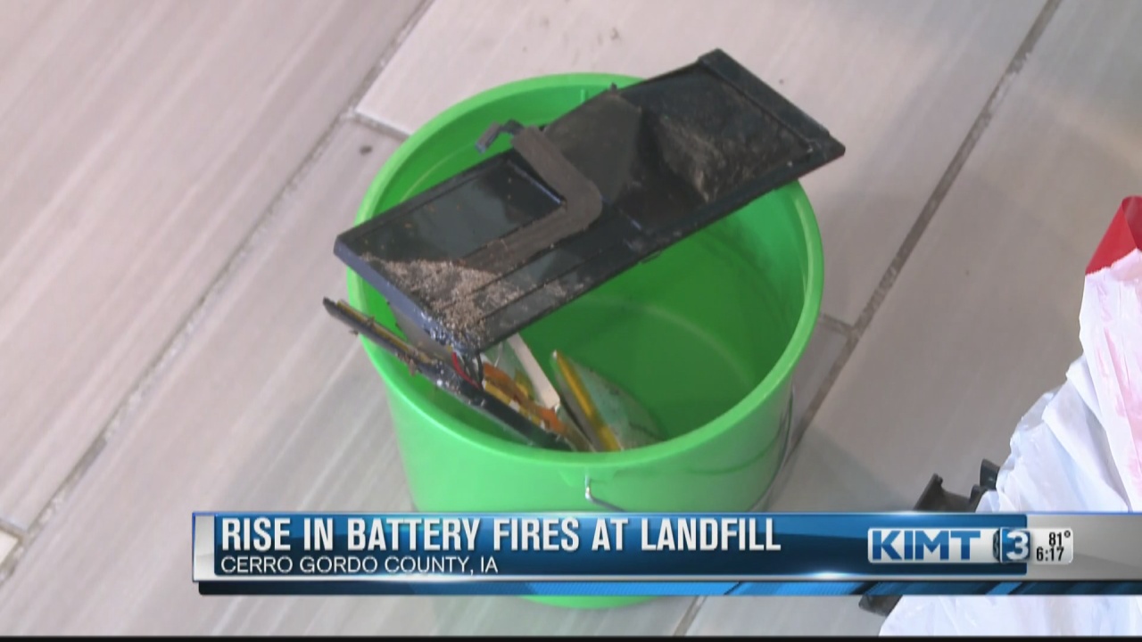 Rise in battery fires at Landfill of North Iowa - Vimarsana News