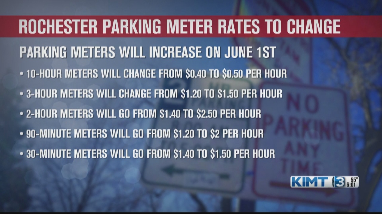 Rochester parking rates to rise next week - Vimarsana News
