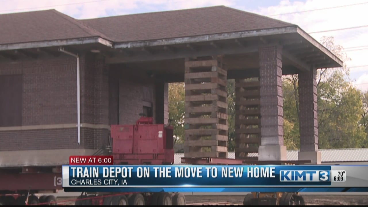 Historic Milwaukee Road depot on the move in Charles City - Vimarsana News
