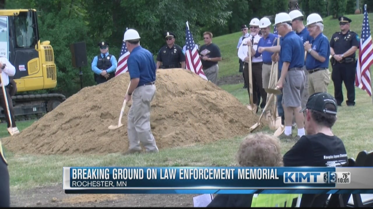 Groundbreaking ceremony marks milestone in construction of Law Enforcement Memorial of SE Minnesota - Vimarsana News