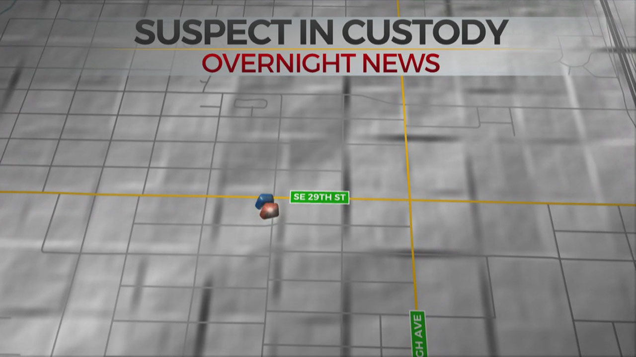 Overnight SW OKC Pursuit Ends With 1 In Custody