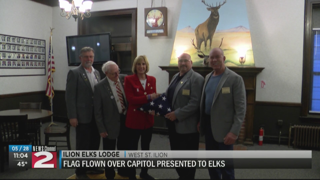 Congresswoman Claudia Tenney presents U.S. flag to Ilion Elks - Vimarsana News