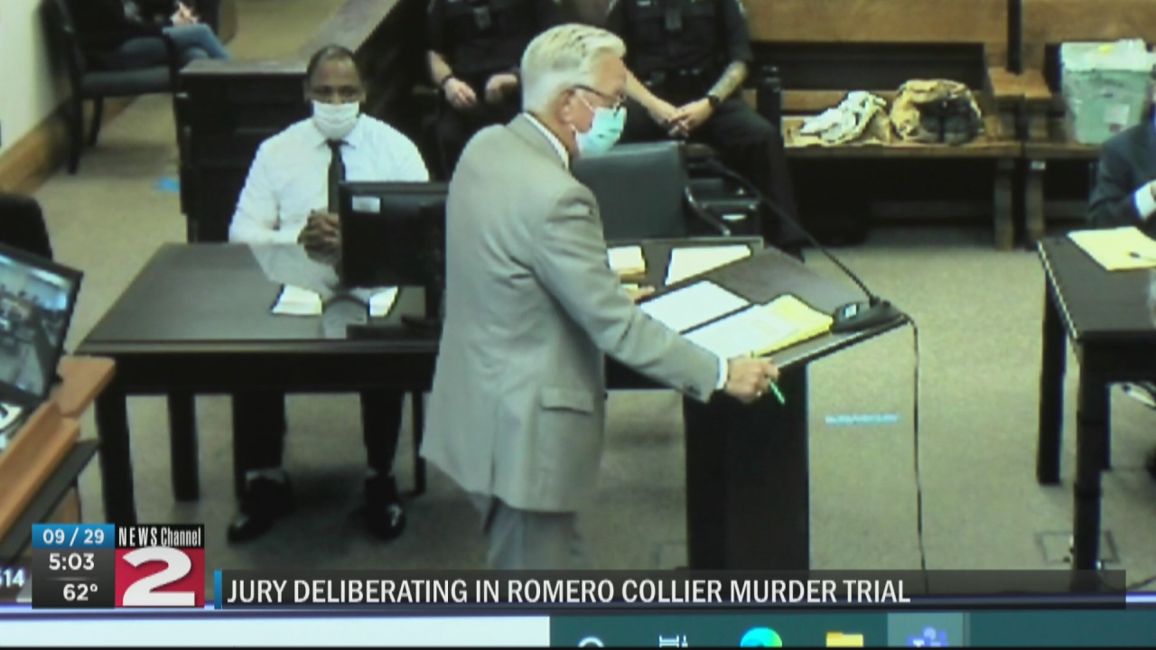 Jury deliberating fate of accused murderer, Romero Collier - Vimarsana News