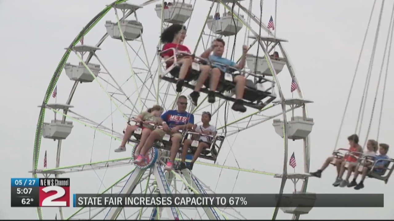 New York State Fair increases capacity limit to 67% - Vimarsana News
