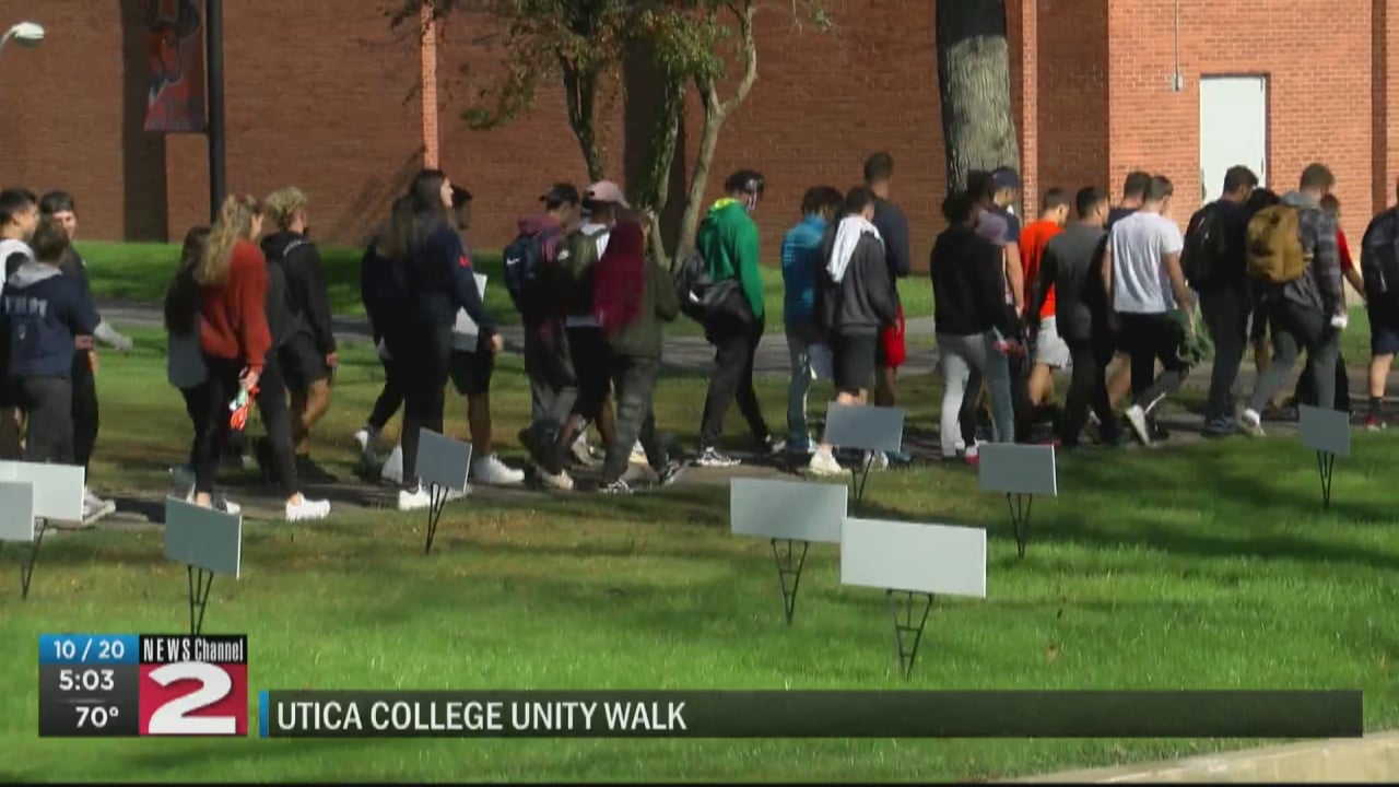 Utica College holds annual Unity Walk - Vimarsana News