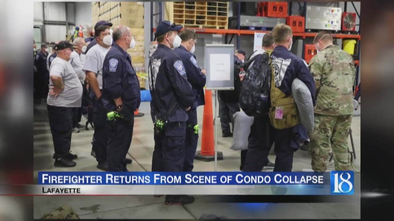 Lafayette Fire Captain Toby Frost shares his experience responding to the Surfside condo collapse - Vimarsana News