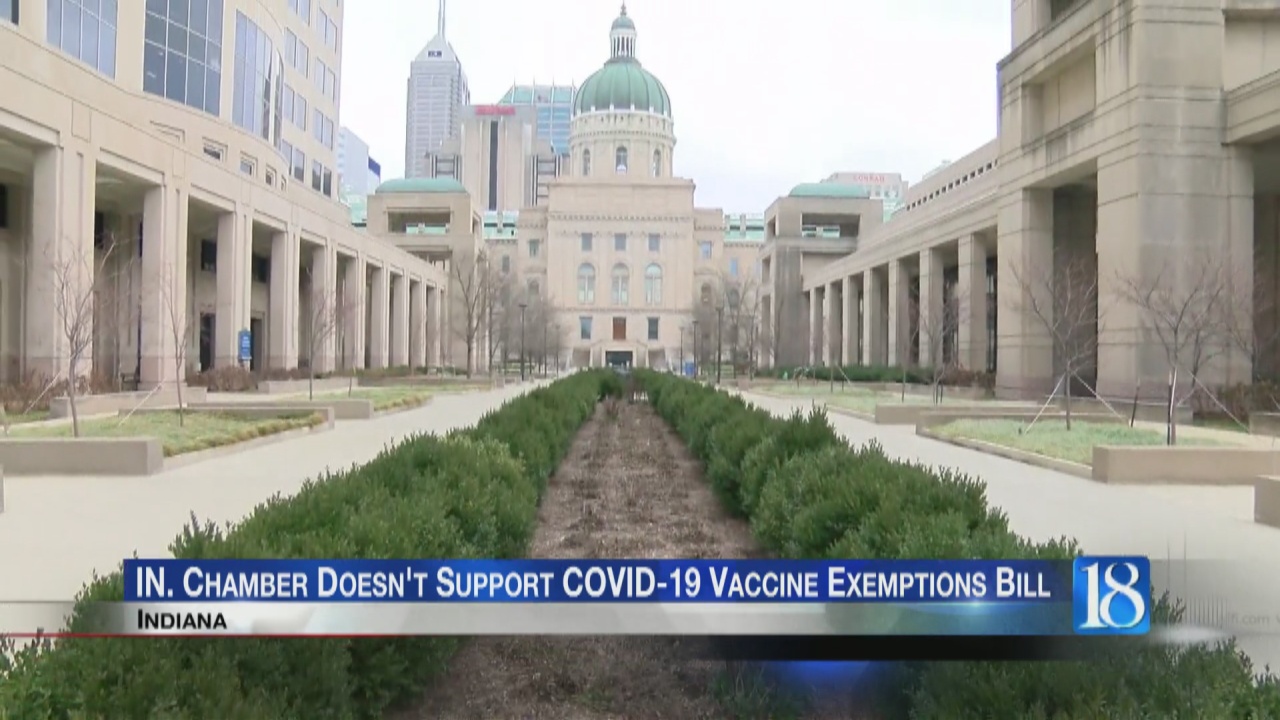 Indiana Chamber of Commerce not in favor of vaccine mandate bill - Vimarsana News