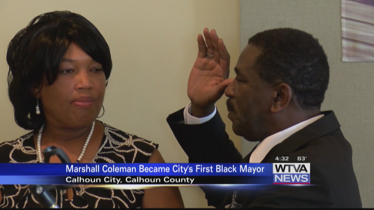 Marshall Coleman Calhoun City's first Black mayor